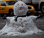 Snowman Traffic Cop